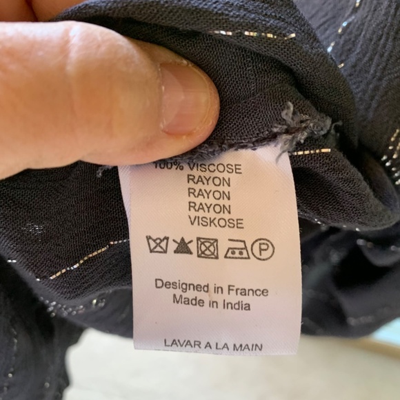 NWT Blue Boheme Maxi Dress Blue/Grey Size Small Medium - Picture 10 of 11